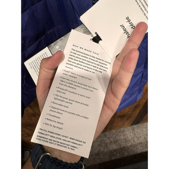 NWT Lululemon Down for It All Jacket Psychic Size 12 - Picture 5 of 7